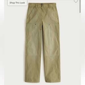 NWT Jcrew Painter pant in cotton canvas beige buckthorn 27
